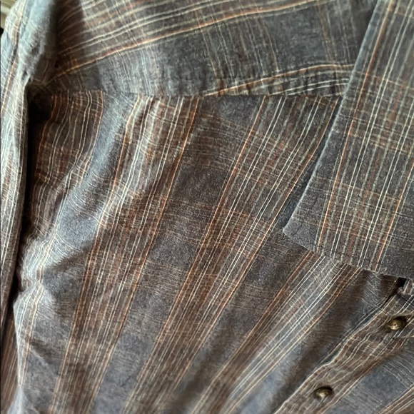 Joseph Abboud Men's Casual Navy Button-Down Shirt - Picture 4 of 5